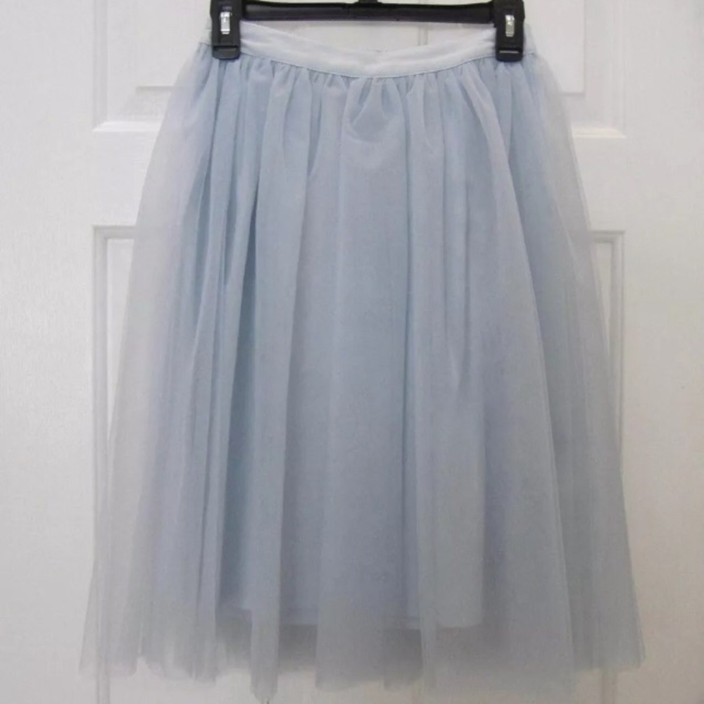 Lauren Conrad Blue Tulle Tutu Skirt